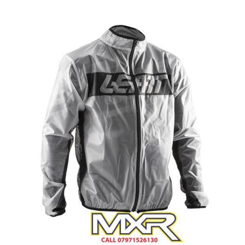 LEATT JACKET RACE COVER TRANSLUCENT CLEAR MOTOCROSS ENDURO MX S M L XL XXL