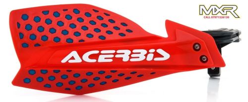 ACERBIS X-ULTIMATE RED HAND GUARDS WITH UNIVERSAL MOUNTING KIT MOTOCROSS HO