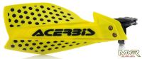 ACERBIS X-ULTIMATE YELLOW BLACK HAND GUARDS WITH UNIVERSAL MOUNTING KIT MX MOTO