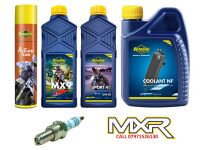 GASGAS MC 125 21-26 SERVICE KIT OILS MX9 15W-50 AIR FILTER SPRAY PLUG COOLANT