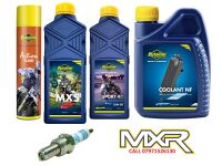 GASGAS MC 125 21-26 SERVICE KIT OILS MX5 15W-50 AIR FILTER SPRAY PLUG COOLANT