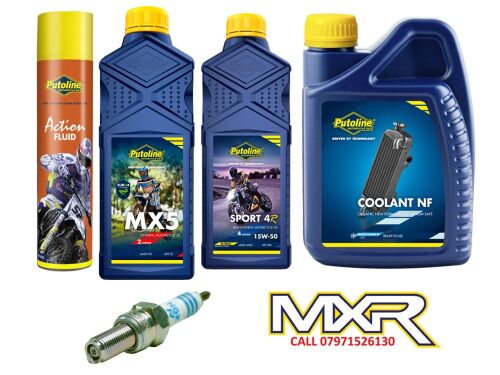 GASGAS MC 125 21-26 SERVICE KIT OILS MX5 15W-50 AIR FILTER SPRAY PLUG COOLA