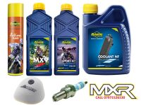 GASGAS MC 125 2024-2026 SERVICE KIT MX9 15W-50 AIR FILTER + SPRAY PLUG COOLANT