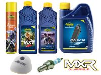 GASGAS MC 125 2024-2026 SERVICE KIT MX7 15W-50 AIR FILTER + SPRAY PLUG COOLANT