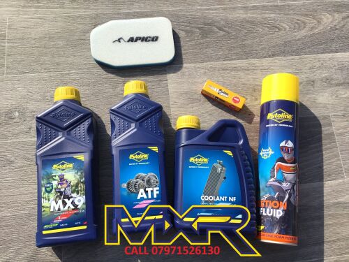 GASGAS MC 50 2024-2026 SERVICE KIT MX9 ATF COOLANT AIR FITLER OIL FILTER PL