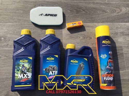 KTM SX 50 2024-2026 SERVICE KIT MX5 ATF COOLANT AIR FITLER OIL FILTER PLUG