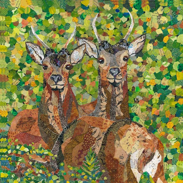 Red Deer Large Art Print