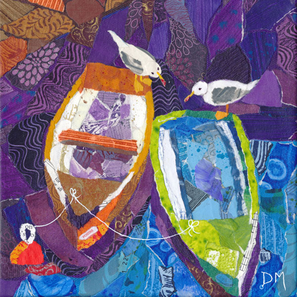 Two Boats - Card