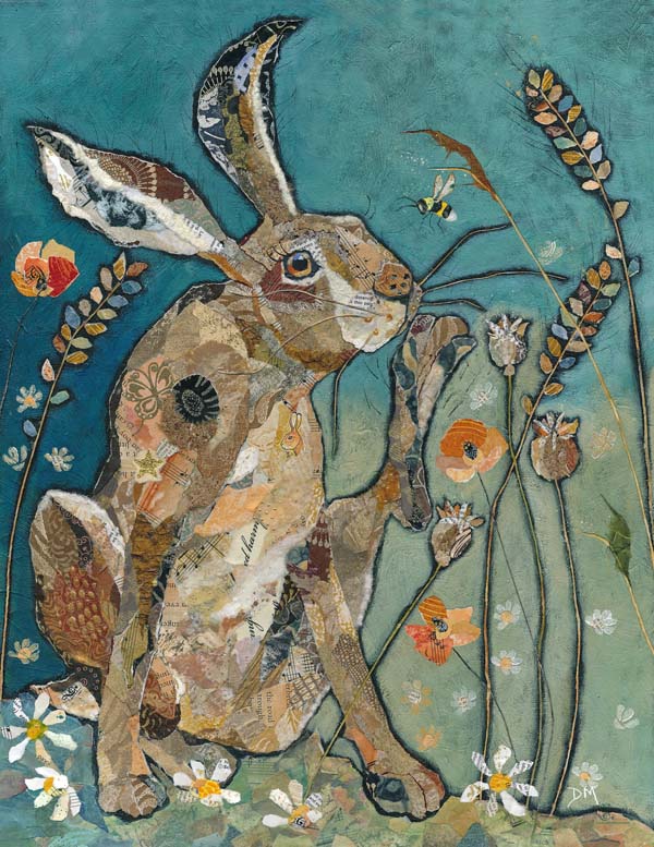Scratching Hare - Art Print