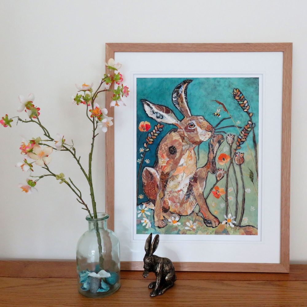 Scratcher - Hare Art Print 