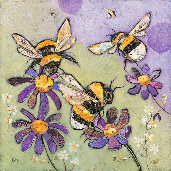 Bumble Bees - Large Art Print