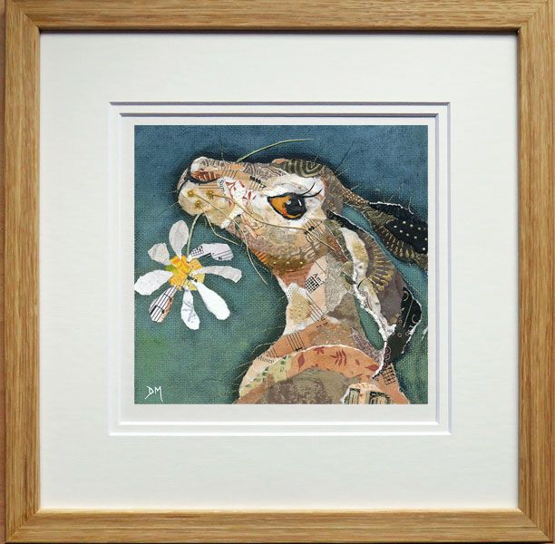 Flower - Hare and Daisy Print