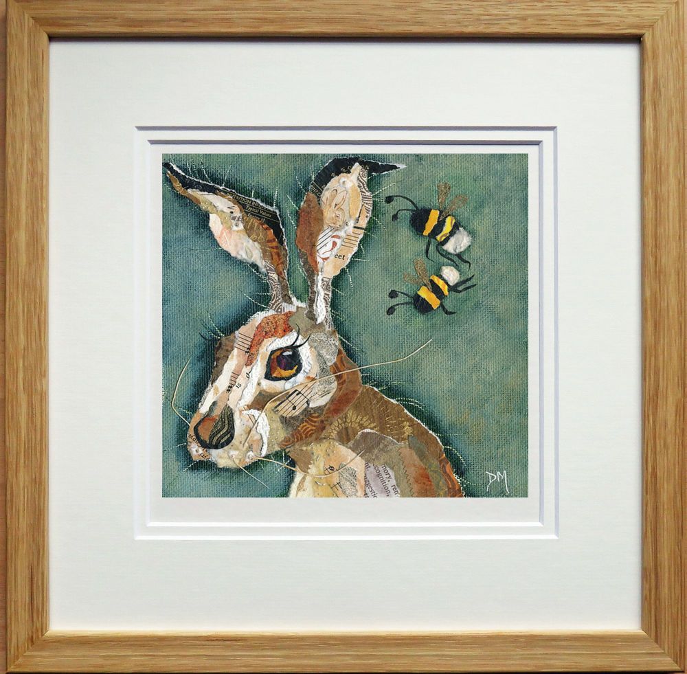 Buzz Off! - Hare Wall Print 