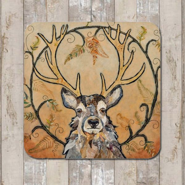 Red Deer Stag Coaster Tablemat Placemat
