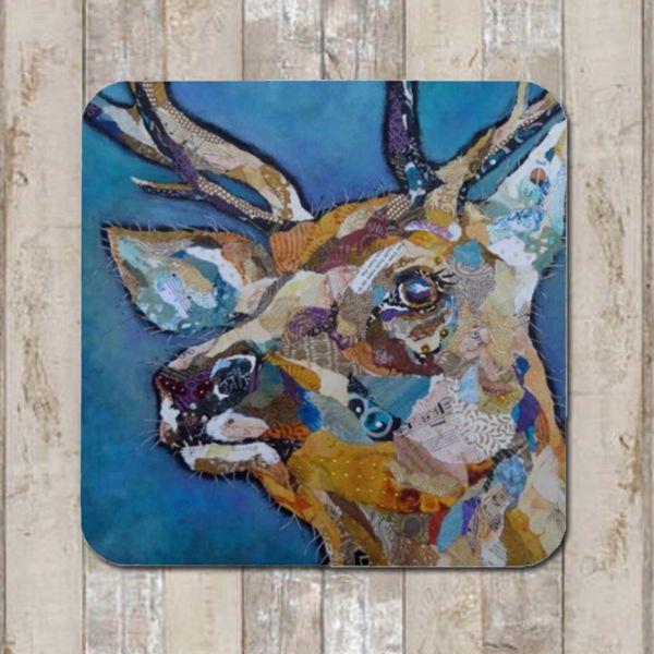 Red Deer Buck II Stag Coaster or Tablemat