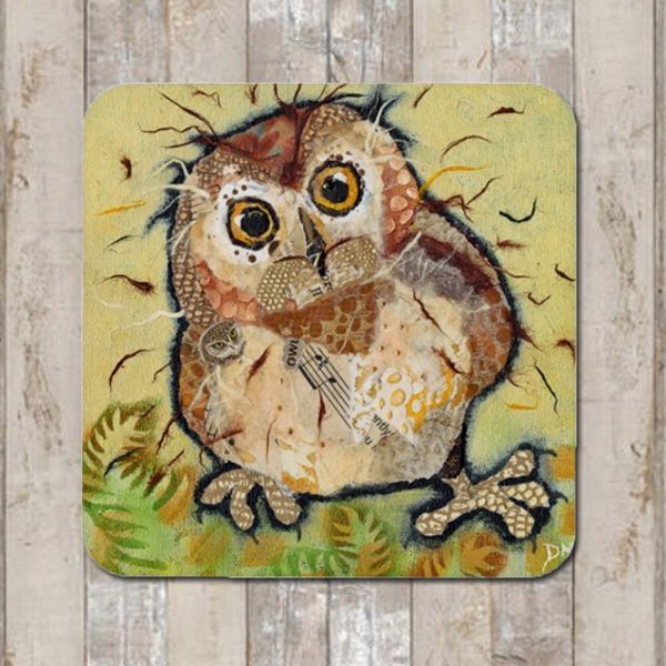 Owl Baby Coaster Tablemat Placemat