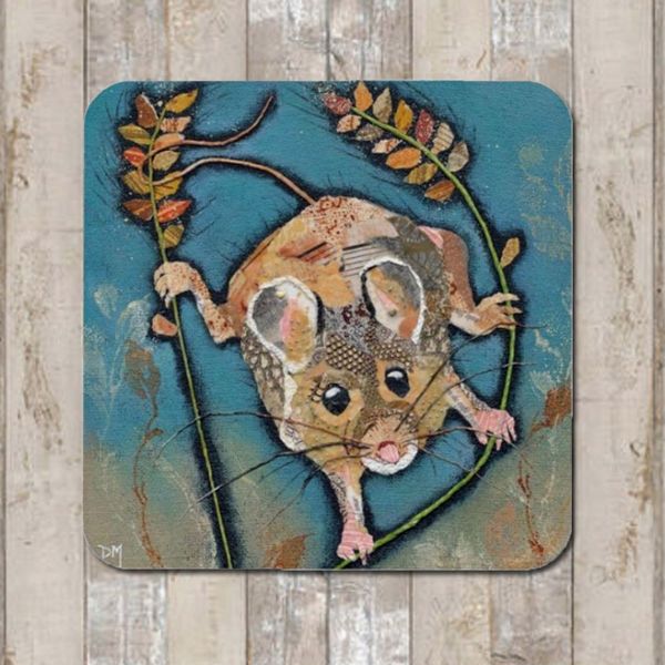 Hanging Out Mouse Coaster or Tablemat