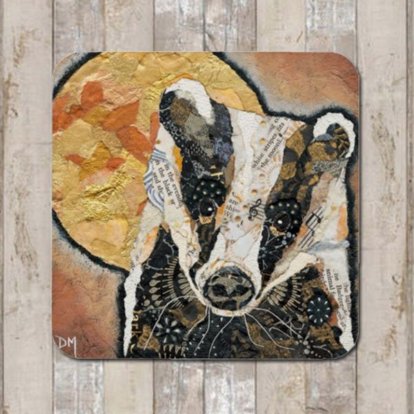 Badger & Moon Coaster or Tablemat