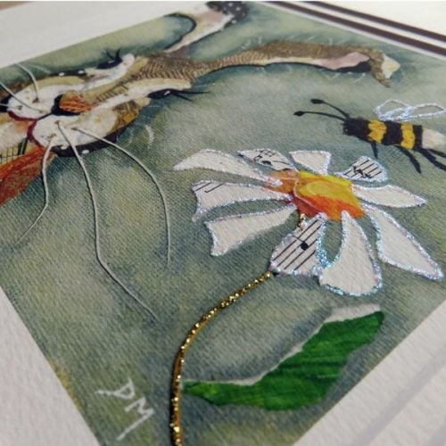 Hare & Bee - Embellished Print