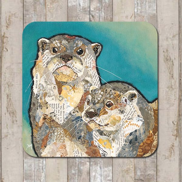 Otter Friends Coaster Tablemat Placemat