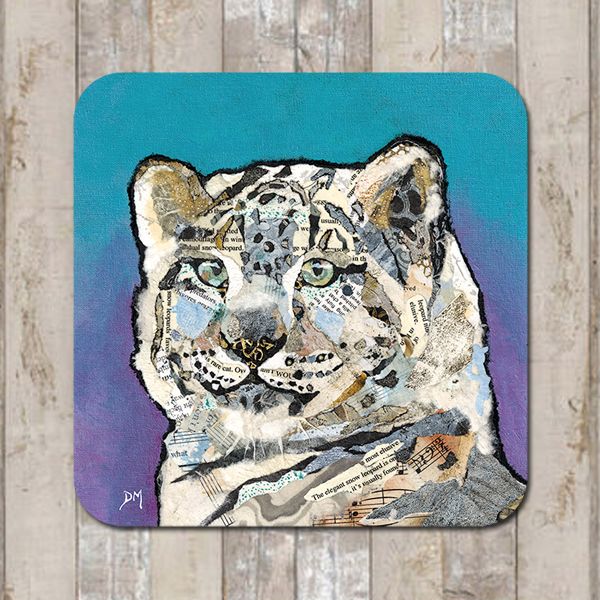 Snow Leopard Coaster Tablemat Placemat