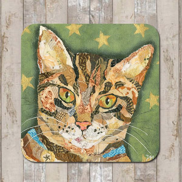Tabby Cat Coaster Tablemat Placemat