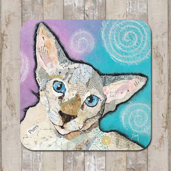 Cat Seal Siamese Coaster Tablemat Placemat