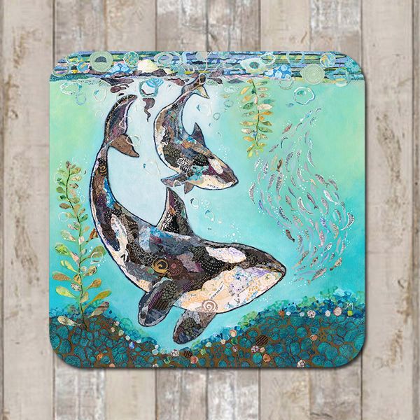 Orca Killer Whale Coaster Tablemat Placemat