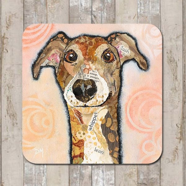Whippet Hound Coaster Tablemat Placemat