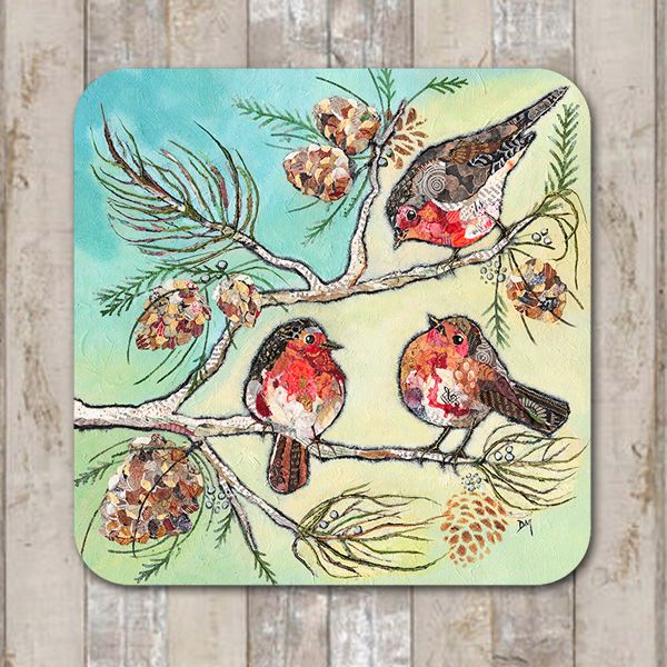 Robin Coaster Tablemat Placemat