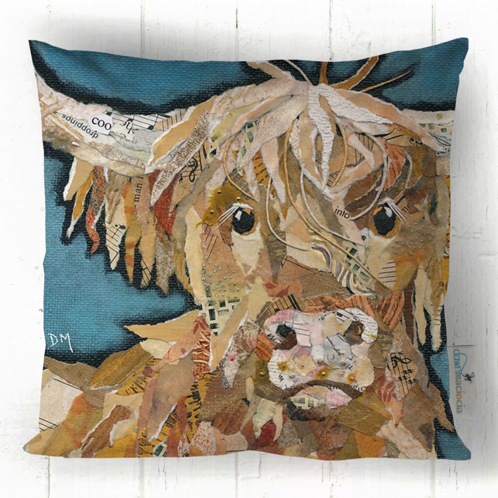 Maggie - HIghland Cow Cushion