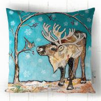Reindeer & Bird - Cushion