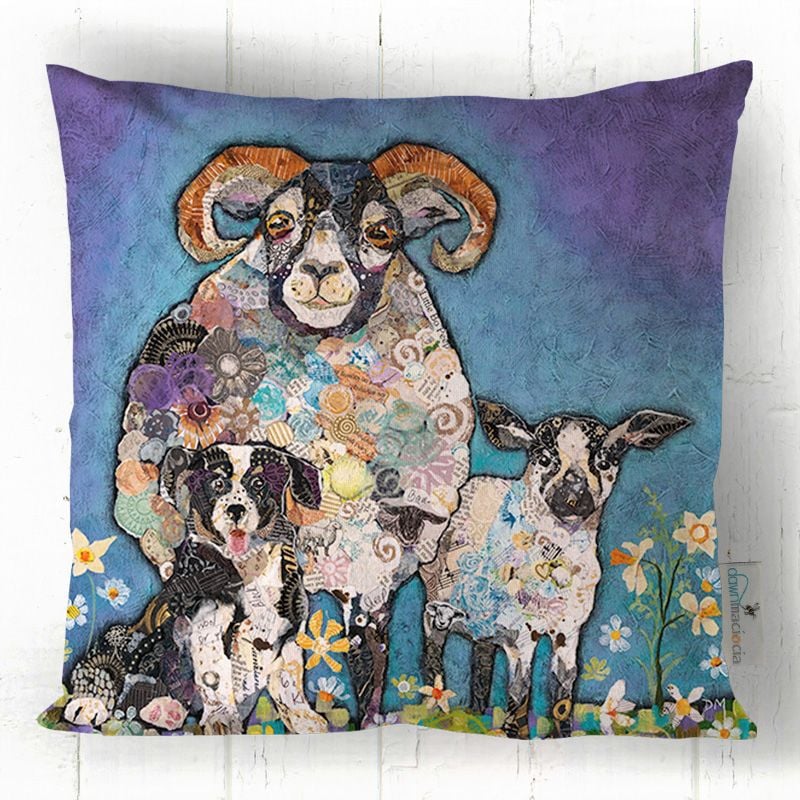 Ram-a-Lamb-a-Ding-Dong - Sheep Cushion