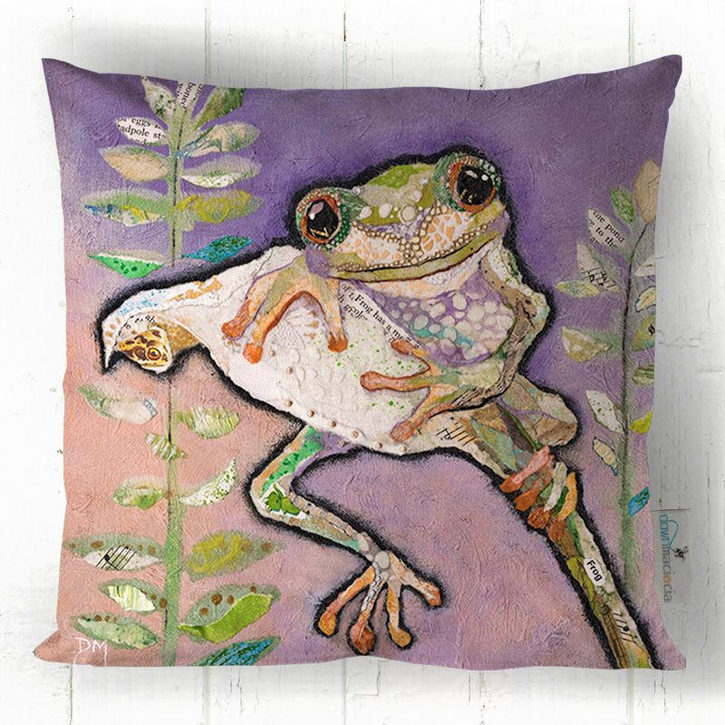 Rippit - Tree Frog Cushion