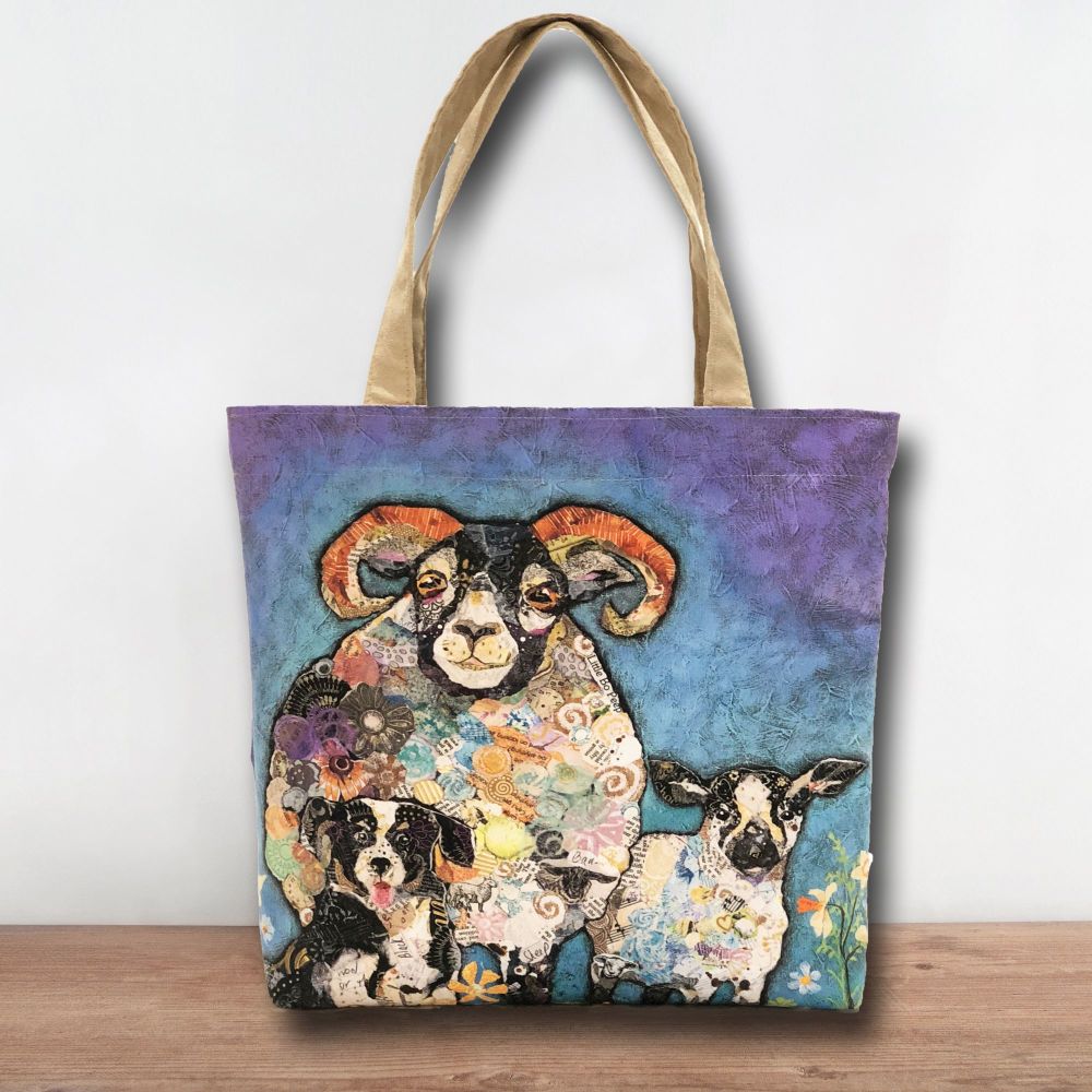 Sheep & Dog Tote Shopper Bag