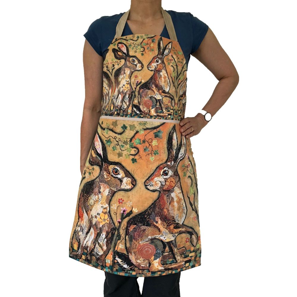 Hare's Looking at You - Luxury Handmade Apron