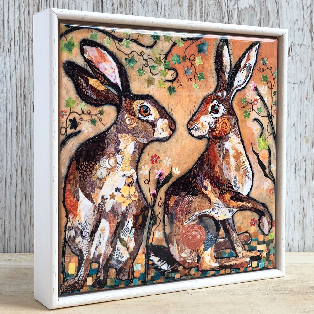 Hare's Looking at You - 6" Ceramic Print