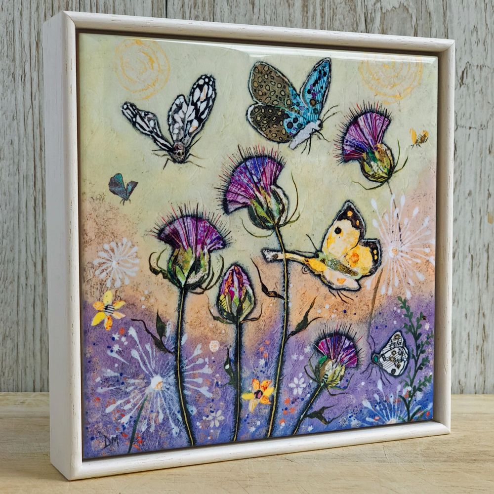 Flutterbies - 6" Ceramic Print