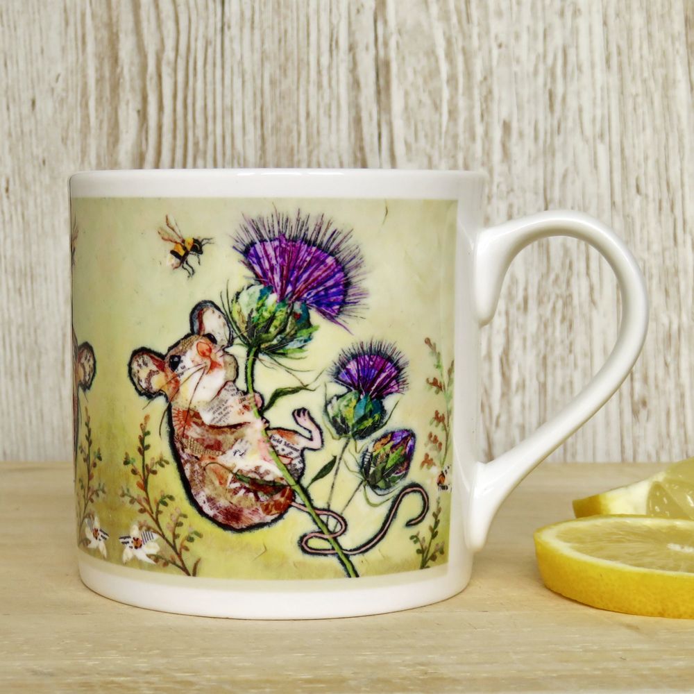 Mouse, Thistle and Bee Mug