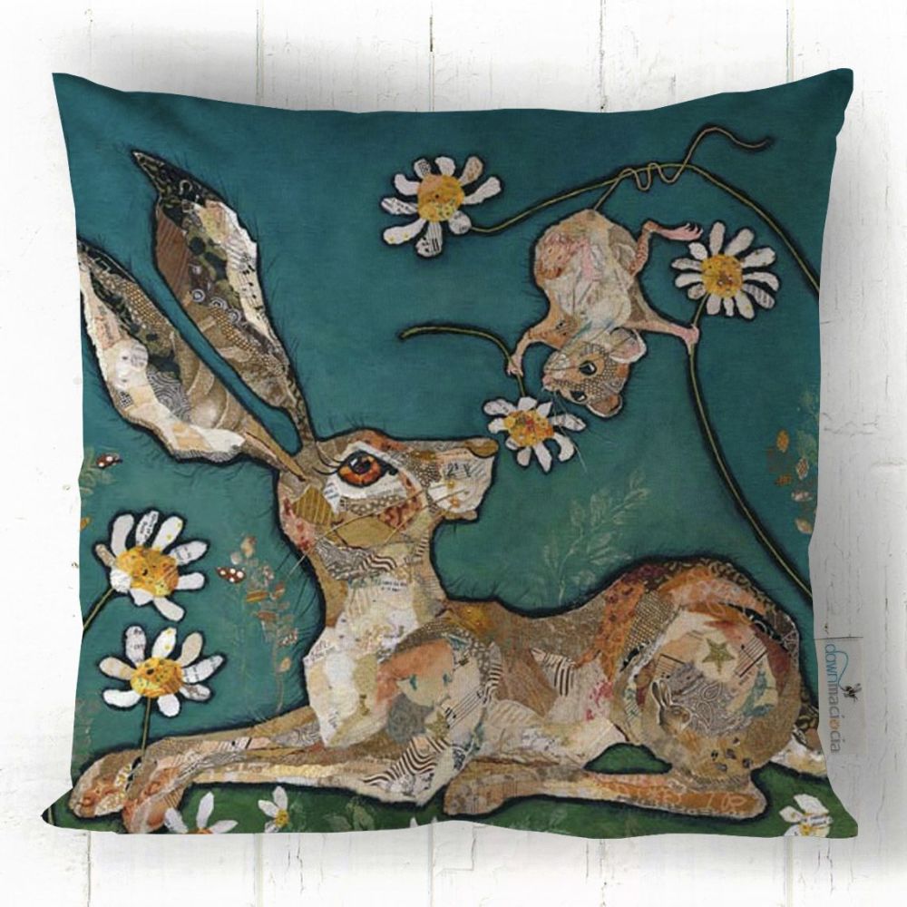 For You - Hare & Mouse Cushion
