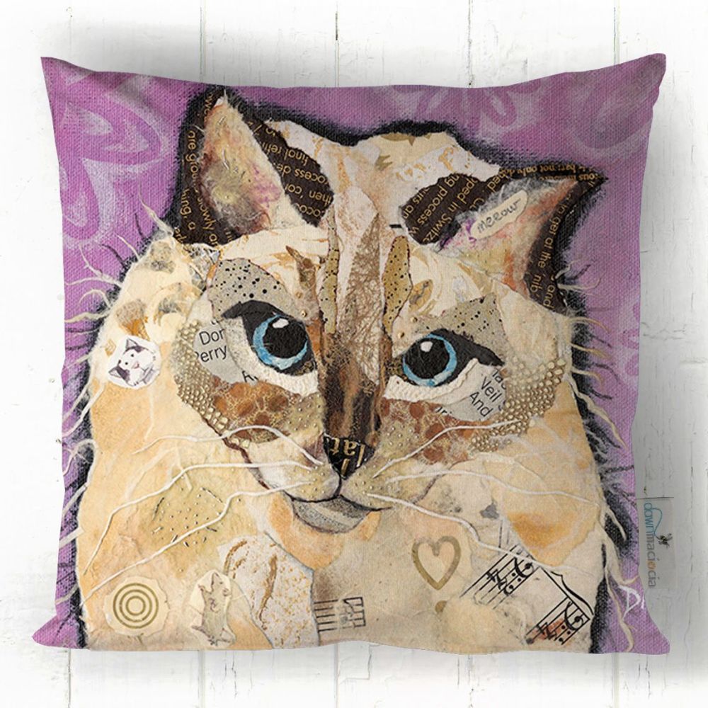 Ragdoll Cat Art Cushion