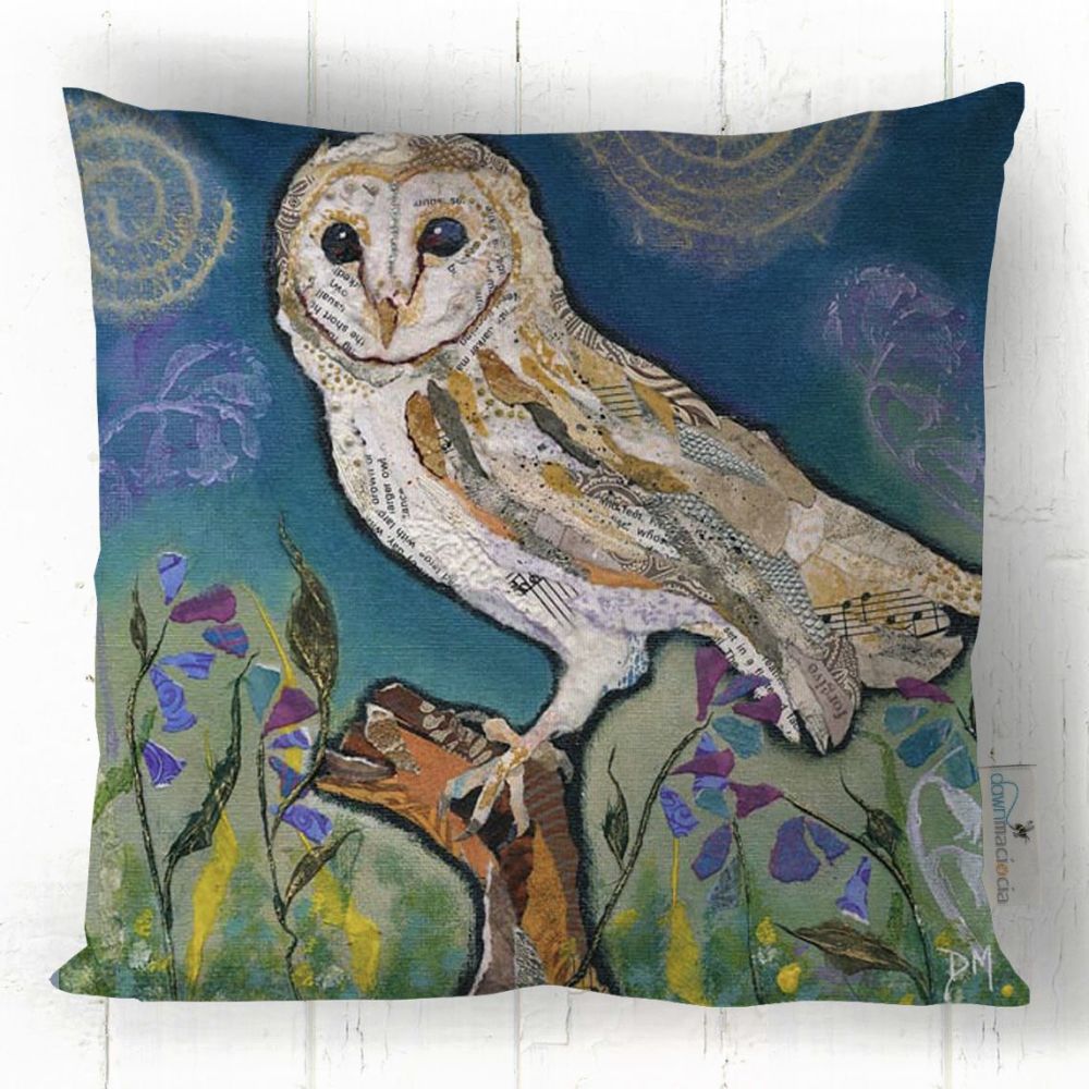 Barn Owl Printed Art Cushion