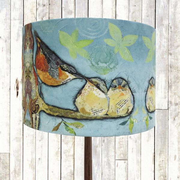 Patience - Nuthatch Lampshade