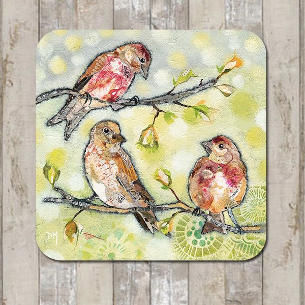 Linnet Bird Coaster Tablemat Placemat