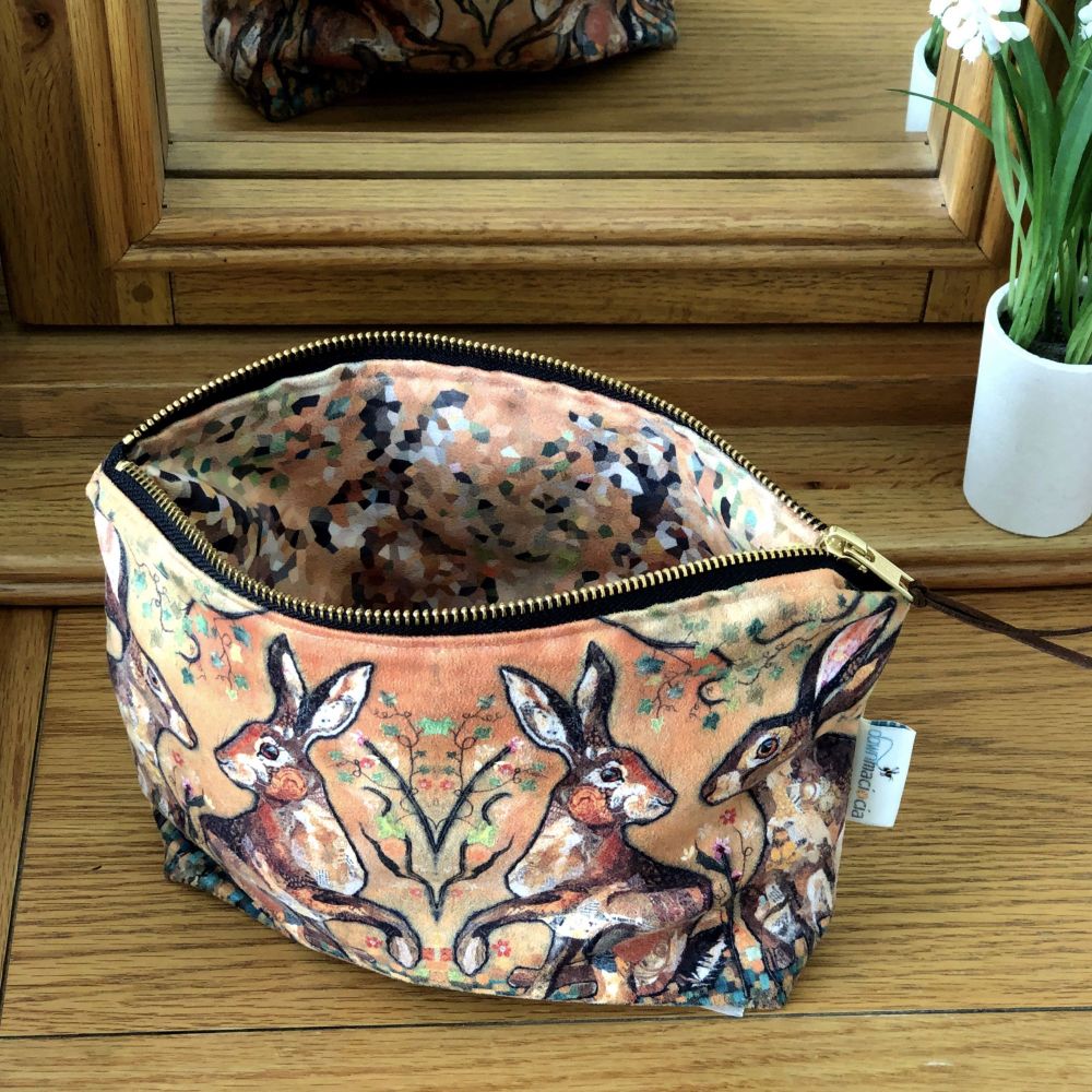 Hare's Looking at You Make-up Bag