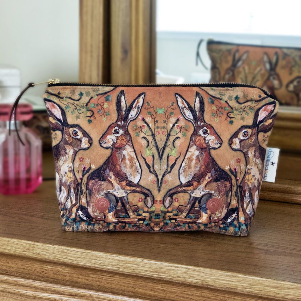 Hare's Looking at You Make-up Bag