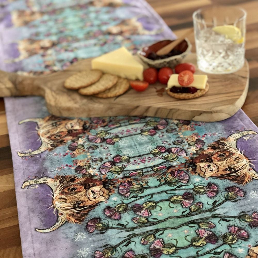 Thistle Coo Table Runner