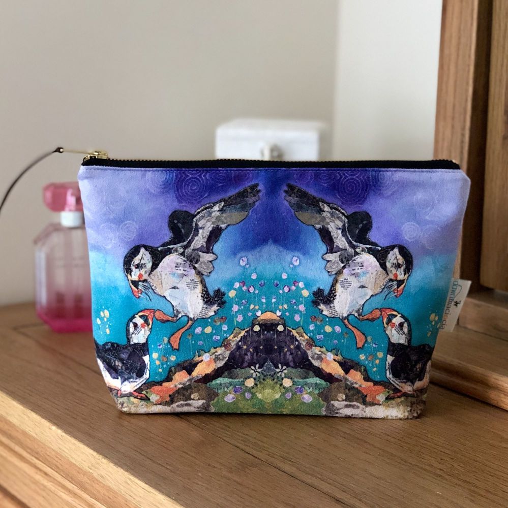 Two Puffin Friends Make-up Bag