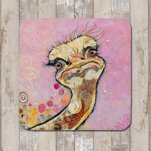 Ostrich Coaster Tablemat Placemat