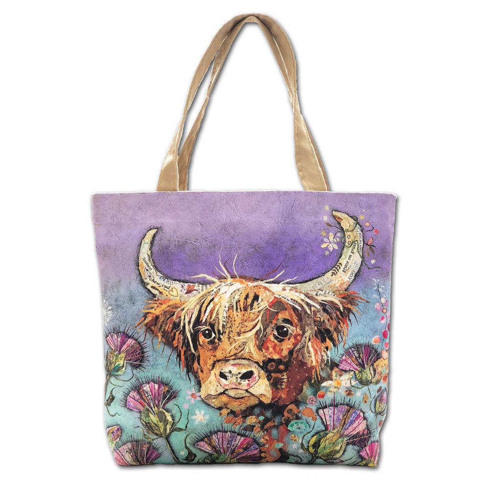 Highland Cow Luxury Tote Bag
